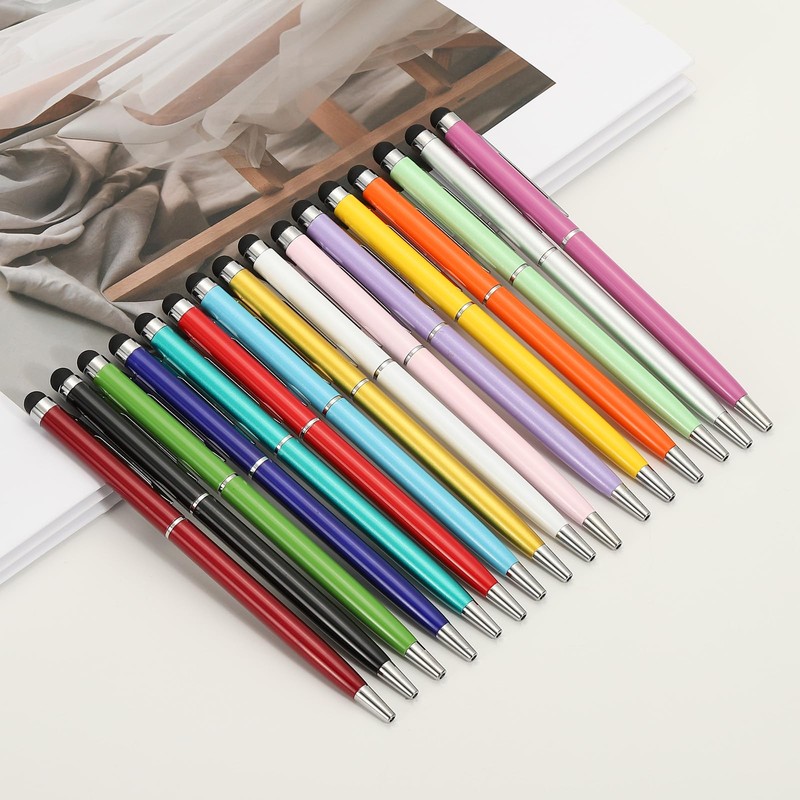 PATIKIL Ballpoint Pen with Stylus Pen 2 in 1 Metal