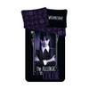 Wednesday Addams Bedding Set, 100% Cotton, Reversible Wednesday Duvet Cover