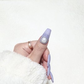 [8 Popular Colors] Wang Jinju Fogni Handmade Nail Tips - 1 / [8컬러인기] 왕진주포그니 수제네일팁 - 1
