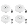 PATIKIL 29mm Drawer Rollers, 4 Set Nylon Positioning Pulleys Small