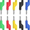 5pcs Multimeter Test Leads Set, 4mm Double Ended Banana Plug