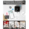 Phomemo M02-Pro 300DPI Mini Thermal Printer, Sticker Printer Bluetooth for