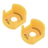 uxcell 22mm Push Switch Button Protective Cover With Emergency Stop