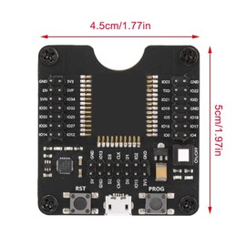 1 pcs ESP-WROOM-32 Adapter, Small Batch Test Burn Fixture Test Board Burn Fixture for ESP-WROOM-32 Minimum System Development Board 27g/1.0oz