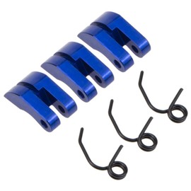 Aluminum HSP 3 Shoe Clutch & Spring for 1/8 Scale Nitro Engine RC Model Car, Cojoys (Dark Blue)