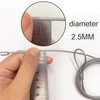 16.5Ft Security Safety Cable Luggage Lock Safety Cable Wire with