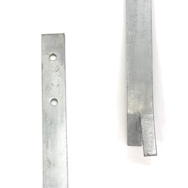 Flat Anchor Set for Embedding in Concrete, Includes Mounting Material - for Swing, Play Tower and Outdoor Play Equipment (Flat Anchor 40 cm)