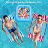 Jasonwell Pool Floats Adult Games - 2 Pack Fabric Inflatable