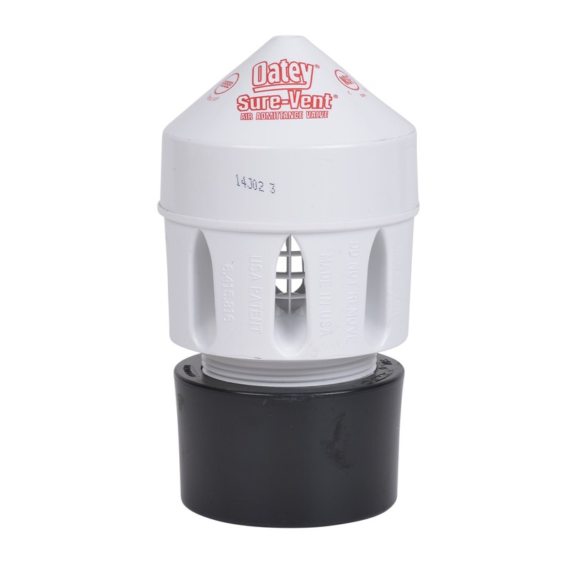 Oatey 39221 Air Admittance Valve with Straight ABS Schedule 40