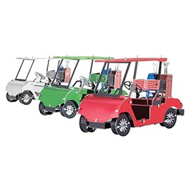 Metal Earth MMS108 502451 Golf Cart Set Construction Toy