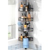 Peyulia 4-Tier Rustproof Corner Shower Caddy with Tension Pole, 42-115