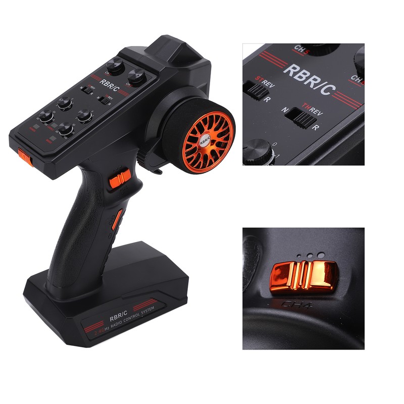 RC Transmitter Receiver 2.4 Ghz 6 Channel 400meters Sensitive Ergonomics