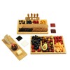 Charcuterie Board Cheese Boards Gift Set with Stainless Steel Knives,