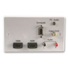 Multimedia WALLPLATE, 2X HDMI, Wall Plates and Floor Boxes Audio