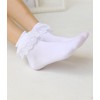 SRYL Lace Ruffle Socks for Women - Lace Frilly Ankle