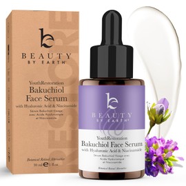 Face Serum - Bakuchiol Plant Based Alternate Serum for Face Anti Aging Serum with Hyaluronic Acid  Niacinamide Brightening Serum, Bakuchiol Serum,... 