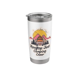 Rooftop Tent Camping Crew Stainless Steel Insulated Tumbler