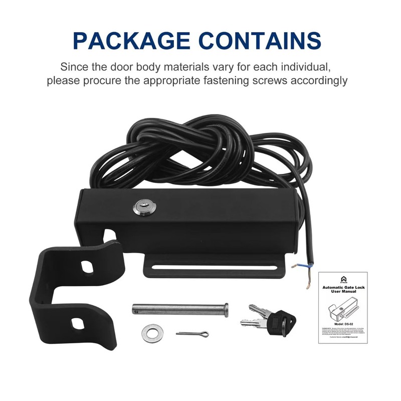 X X-HOUSE Universal Automatic Electric Gate Lock Gate Operator System
