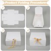 GXFCING Gift Boxes White, 10 Pack 20x20x10cm Large Gift Box