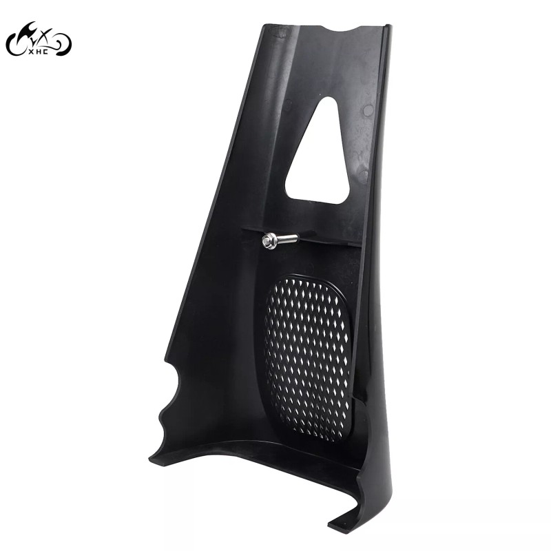 Unbranded Vivid Black Motor Chin Spoiler For Harley Touring Road