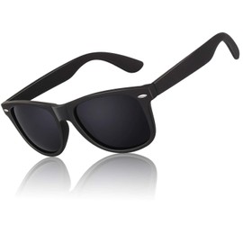 LINVO Polarized Sunglasses for Men Women Driving Sun glasses Shades 80's Retro Style Square