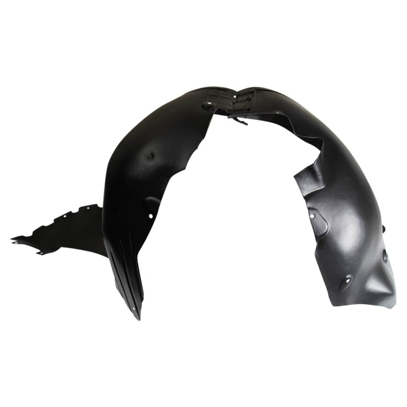 TRQ Front Right Inner Fender Liner Black Passenger Side Compatible