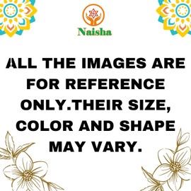 NAISHA 8 Mukhi Rudraksha Bead Necklace, 100% Certified & Original Eight Faced Rudraksha Seed for Pooja/Prayer/Meditation