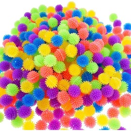 10Pcs Multicolour Mini Spiky Hedge Balls Porcupine Balls, Soft Sensory Balls in, Stress Relief, Fun Birthday Party Favors
