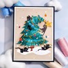 Christmas Tree Star Snowflake Cat Metal Die Cuts,Spring Sunflower Frame