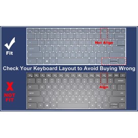 Keyboard Cover for 2024 New Dell Inspiron 14 5440 7441 7440 & Inspiron 16 7640, Inspiron Plus 14 7441 7440 & Inspiron Plus 16 7640 Laptop Keyboard Protector Cover Skin-Hotblue