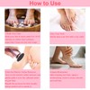 HayZBao Electric Foot File - Callus Remover for Feet,Professional Pedicure