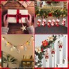 Hysagtek 120 Pcs Christmas Velvet Ornament Strings - Adjustable Ornament