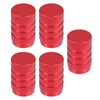 X AUTOHAUX Universal Tire Valve Stem Caps, 17mm, Aluminum Alloy,