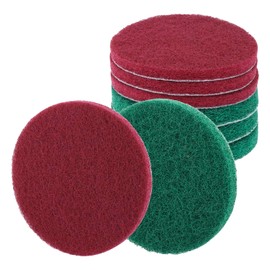 QWORK® Pack of 8 Scouring Pads, Polishing Pads, 125 mm, Grit P240, P400, Water & Oil Resistant, for Round and Random Orbital Sanders