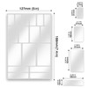 JIEHENG 170Pcs Clear Removable Labels for Jars,for Storage Bins,for Food
