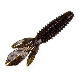 Yum Lures YWBG344 Wooly Bug Fishing Bait, Green Pumpkin/Purple, 3.25"