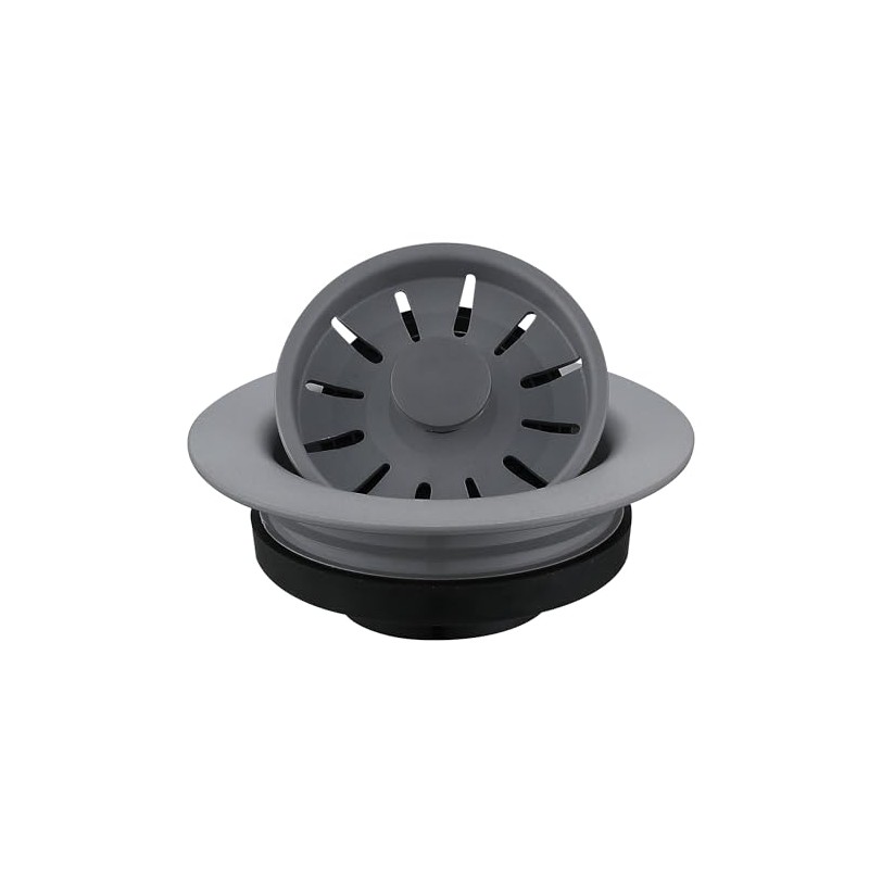 Karran QDFGR Decorative Disposal Flange in Grey, Fits 3.5 Inc