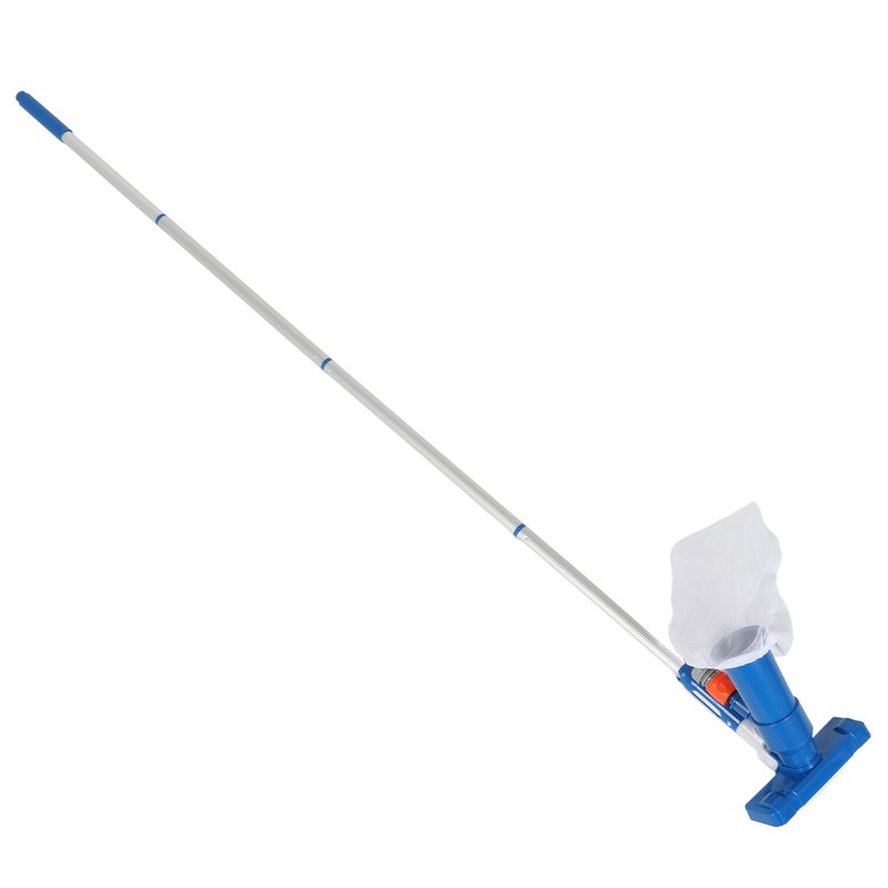 Portable Pool Vacuum Jet with 4 Section Poles Underwater Cleaner