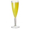 AIOS Set of 6 Unbreakable Polycarbonate Champagne Flutes. Capacity 150ml.