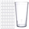 Carlisle 522007 Stackable Shatter-Resistant Plastic Tumbler, 20 oz., Clear (Pack