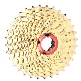VGEBY Cassette Flywheel, 11‑32T 9 Speed Mountain Bike Freewheel Gold Bicycle Cassette Flywheel Cassette Sprocket Bicycles And Spare Parts Ride