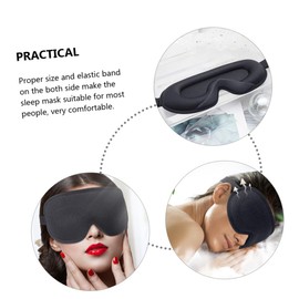 Ipetboom Sleeping Eye Mask Portable Light Blocking Eye Cover for Men Women Comfortable Eye Shades for Travel Napping and Sleeping Elastic Band for All Head