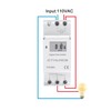 Heschen THC15A AC110V Programmable Timer Relay 16A 240VAC 50/60Hz Digital
