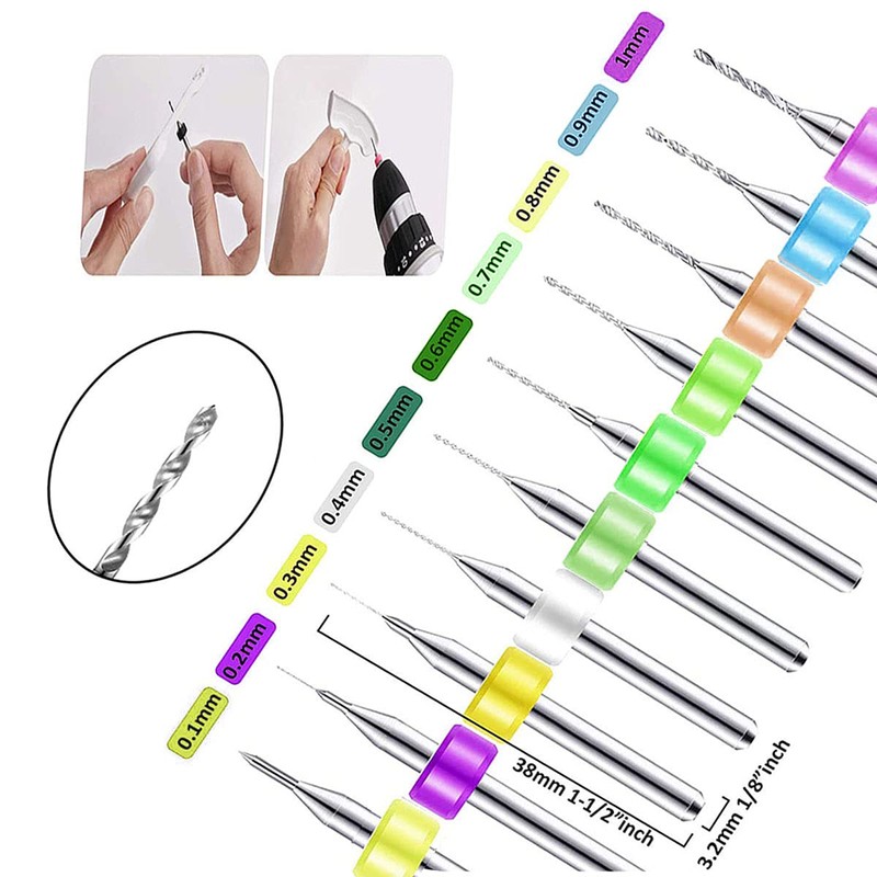 EDIONS Hand Drill Set, Mini Vise Hand Drill Set with