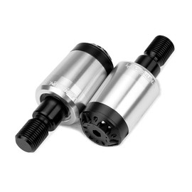 Bar End Caps ; Handlebar End Cap Grips End Slider Plugs Compatible with Yamah MT-07 FZ-07 MT-09 FZ-09 XSR700/900 MT-10 FZ-10 MT-125 XJ6 T-MAX500/530 FZ1 FZ6 XJR1200 XJR1300 YZF-R125 (Silver)