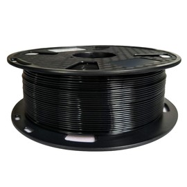 Black PETG Pro Filament 1.75 mm 1KG 3D Printing Filament 2.2lbs Spool 3D Printer Material Fit Most FDM Printer Easy to Print CC3D Black Color