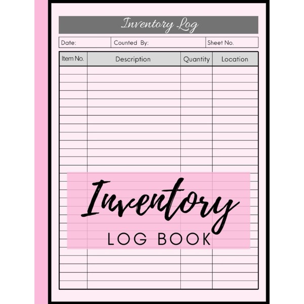 Inventory Log Book: Large Simple Inventory Tracking For Small Business