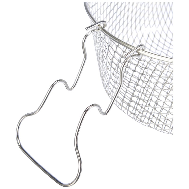 IBILI Frying Basket with Two Side Handles, Tinplate, Silver, 23