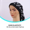 KESYOO 1PC Wide Brim Beanie Sleeping Cap Printed Hair Loss