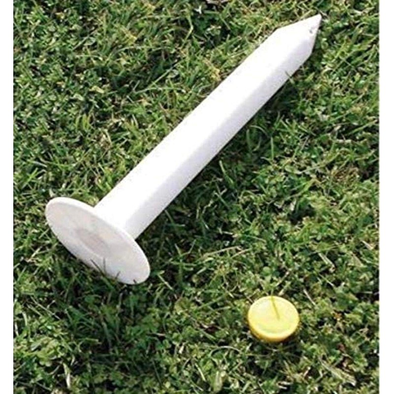 Smart Pole Ground Socket with Cap, White, 60-inch.